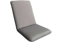 Outdoor Sitzkissen COMFORT LINE 50x100cm anthrazit für Niedriglehner-Stuhl Polsterauflage