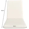 Outdoor Sitzkissen COMFORT LINE 50x100cm beige für Niedriglehner-Stuhl Polsterauflage