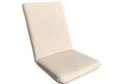Outdoor Sitzkissen COMFORT LINE 50x100cm beige für Niedriglehner-Stuhl Polsterauflage
