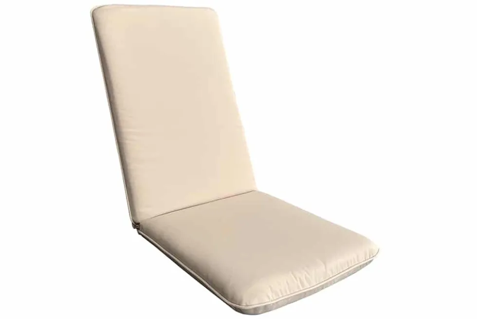 Outdoor Sitzkissen COMFORT LINE 50x122cm beige für Hochlehner-Stuhl Polsterauflage