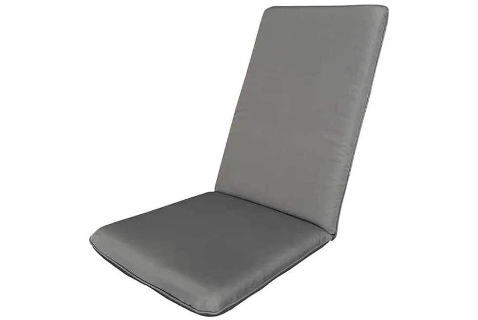 Outdoor Sitzkissen COMFORT LINE 50x122cm anthrazit für Hochlehner-Stuhl Polsterauflage