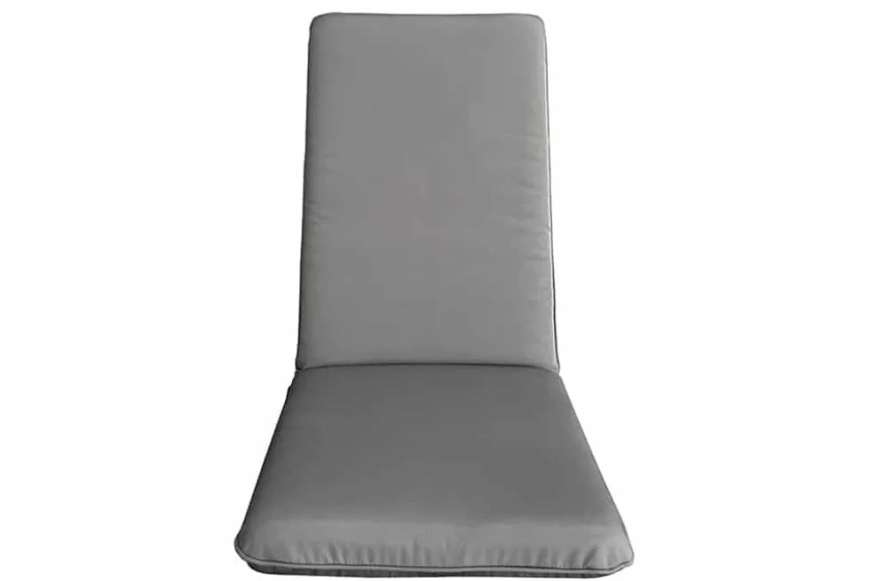 Outdoor Sitzkissen COMFORT LINE 50x122cm anthrazit für Hochlehner-Stuhl Polsterauflage