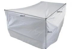 Rechteckige Schutzhaube PRESTIGE PROTECT 220cm anthrazit Abdeckung Sitzgruppe