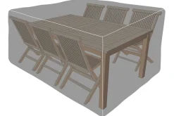 Rechteckige Schutzhaube PRESTIGE PROTECT 220cm anthrazit Abdeckung Sitzgruppe