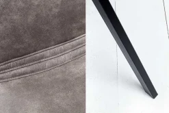 Retro Stuhl AMSTERDAM CHAIR taupe grau Designklassiker