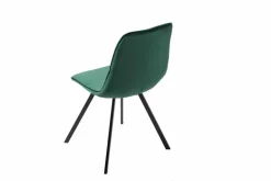 Retro Stuhl AMSTERDAM CHAIR smaragdgrün Samt Designklassiker