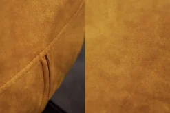 Retro Stuhl AMSTERDAM CHAIR senfgelb Samt Designklassiker