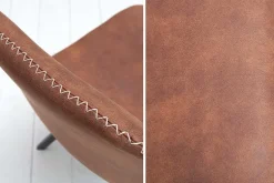 Retro Stuhl AMSTERDAM CHAIR vintage light brown Designklassiker