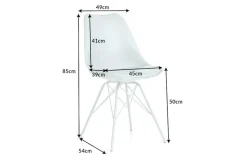 Retro Stuhl SCANDINAVIA MEISTERSTÜCK türkis