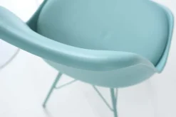 Retro Stuhl SCANDINAVIA MEISTERSTÜCK türkis
