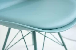 Retro Stuhl SCANDINAVIA MEISTERSTÜCK türkis