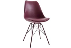 Retro Stuhl SCANDINAVIA MEISTERSTÜCK rot