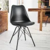 Retro Stuhl SCANDINAVIA MEISTERSTÜCK schwarz