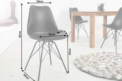 Retro Stuhl SCANDINAVIA MEISTERSTÜCK schwarz