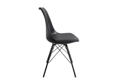 Retro Stuhl SCANDINAVIA MEISTERSTÜCK schwarz