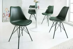 Retro Stuhl SCANDINAVIA MEISTERSTÜCK dunkelgrün