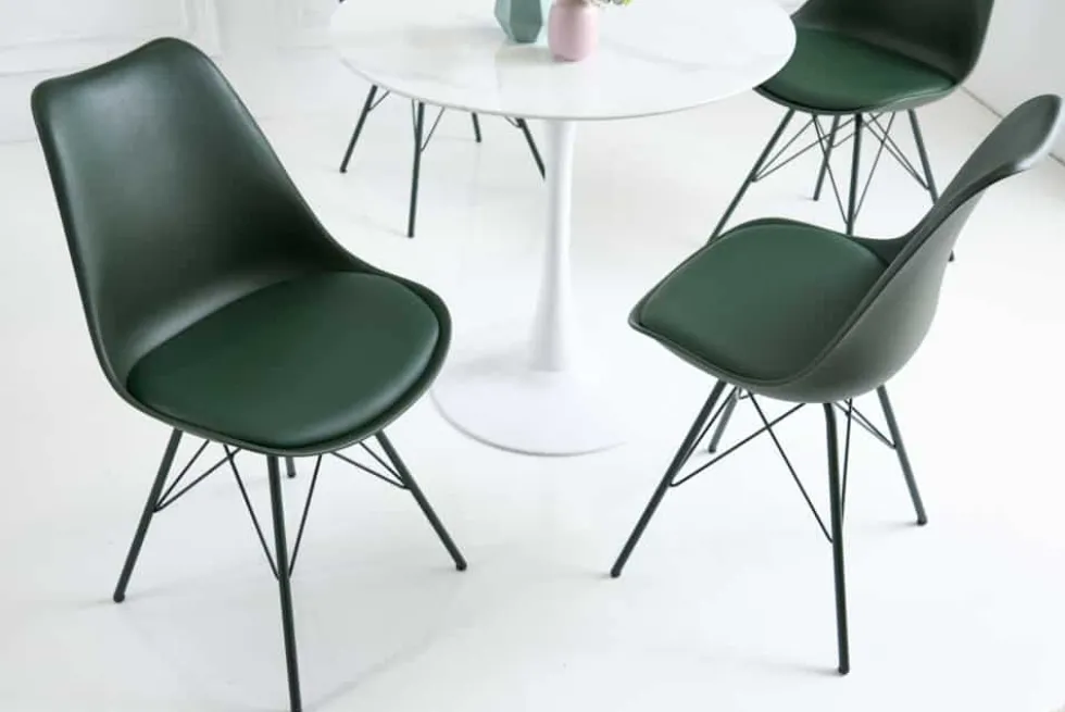 Retro Stuhl SCANDINAVIA MEISTERSTÜCK dunkelgrün