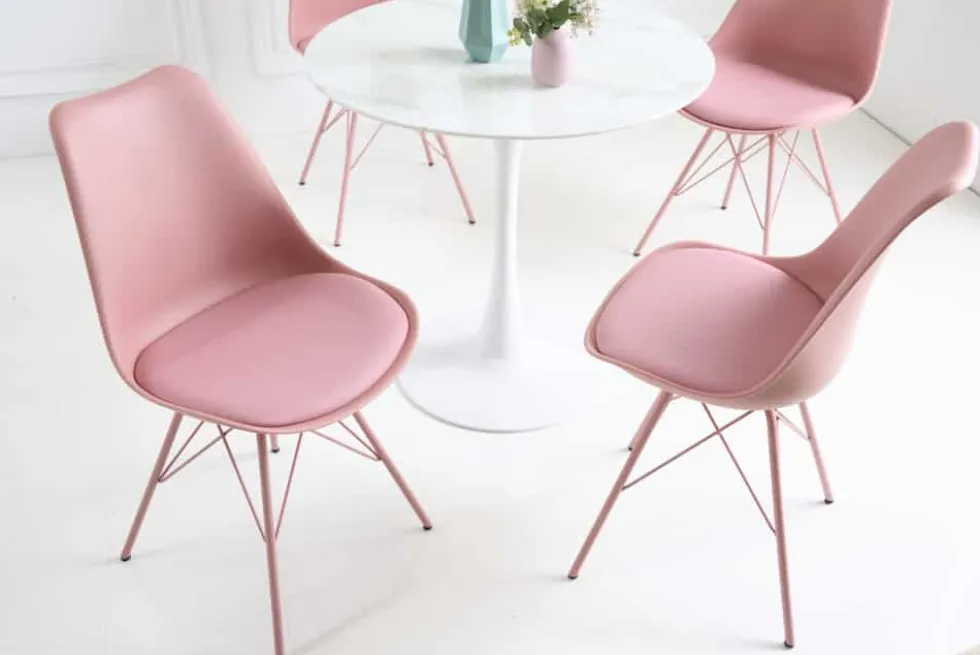 Retro Stuhl SCANDINAVIA MEISTERSTÜCK rosa