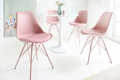 Retro Stuhl SCANDINAVIA MEISTERSTÜCK rosa