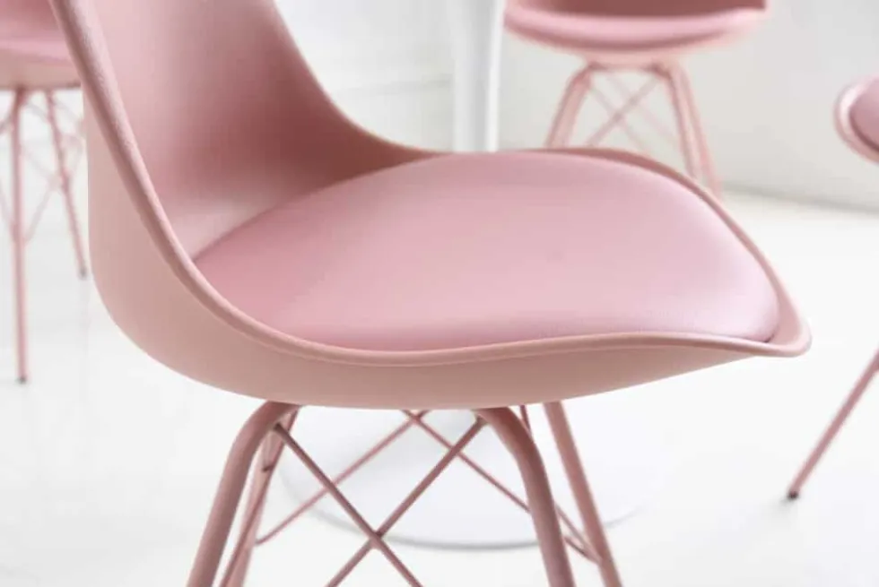 Retro Stuhl SCANDINAVIA MEISTERSTÜCK rosa