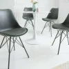 Retro Stuhl SCANDINAVIA MEISTERSTÜCK grau