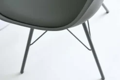 Retro Stuhl SCANDINAVIA MEISTERSTÜCK grau