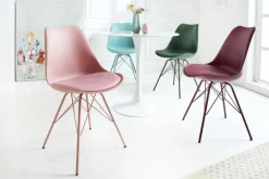 Retro Stuhl SCANDINAVIA MEISTERSTÜCK grau