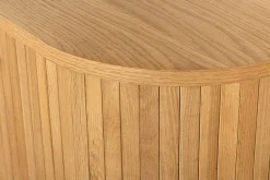 Retro TV-Board VALHALLA WOOD 160cm natur Eichenholz Schiebetüren Lowboard