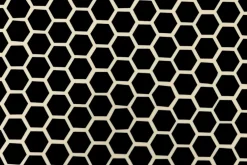 Runder Couchtisch HARMONY NATURE 60cm schwarz weiß gold mit Mosaik