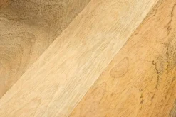 Runder Drehteller MAKASSAR 50cm natur Mangoholz massiv handmade