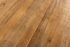 Runder Esstisch ART WOOD 120cm braun massiv Mangoholz