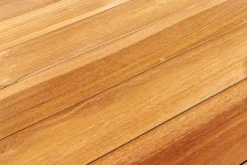 Runder Esstisch EMPIRE TEAK 120cm braun Teakholz Indoor Outdoor wetterfest