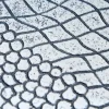 Rundes 2er Set Couchtisch ELEMENTS 60cm silber antik Krokodil-Design handmade