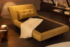 Schlafsessel SMART MULTIFUNCTION 100cm senfgelb Vogue Seiden Samtstoff