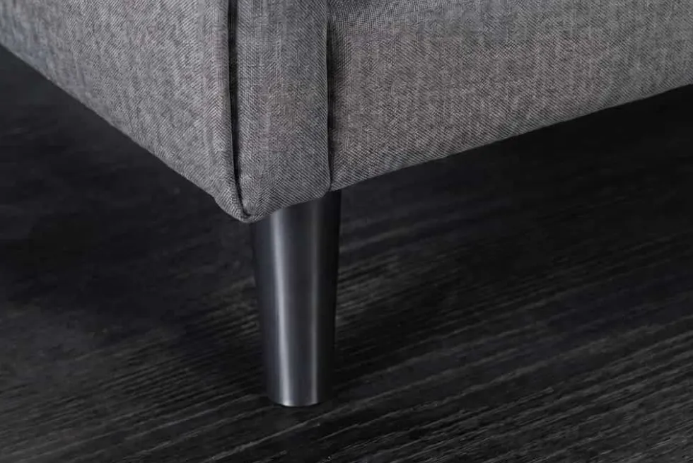 Schlafsessel SMART MULTIFUNCTION 140cm grau Vogue Seiden Samtstoff