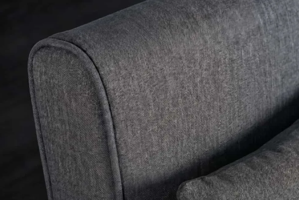 Schlafsessel SMART MULTIFUNCTION 100cm grau Vogue Seiden Samtstoff