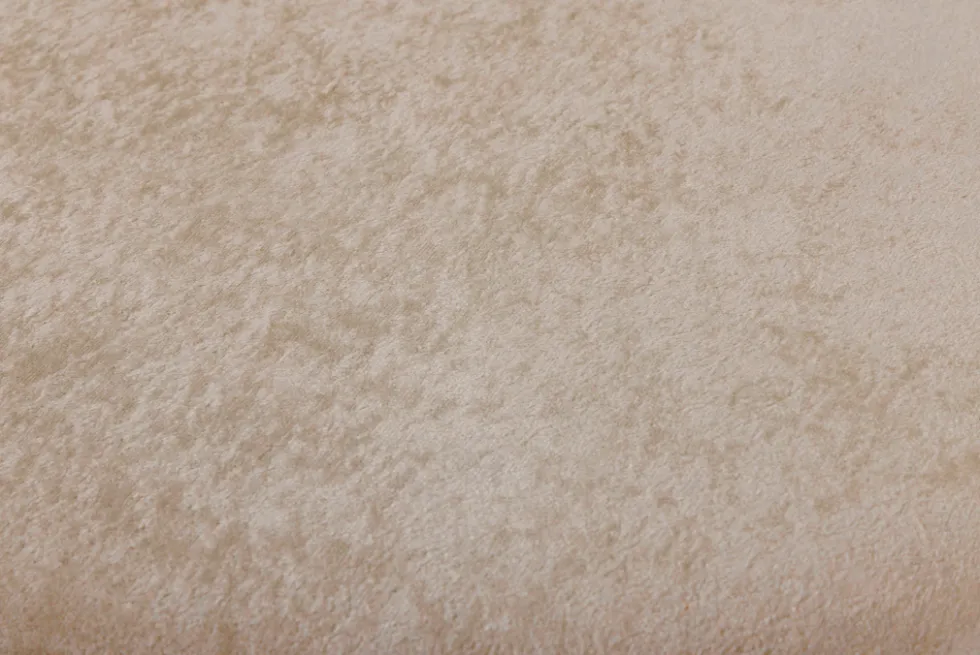 Sessel LUNA 65cm champagner greige Bouclé Polsterhocker mit klappbarer Rückenlehne und Stauraum