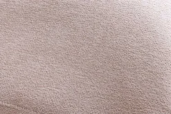 Skandinavischer Stuhl BOUTIQUE beige Strukturstoff brushed champagner gold Metall