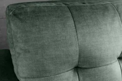 Sofa mit Schlaffunktion SMART moosgrün hochwertiger Vogue Seiden Samtstoff