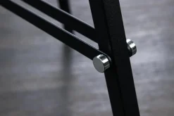 Stehlampe BIG STUDIO 170cm schwarz Blattsilber-Optik Industrial Design