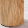 Stilvoller Couchtisch ORGANIKO 110cm natur Eiche Travertin Keramik