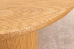 Stilvoller Couchtisch ORGANIKO 130cm natur Eiche organische Form