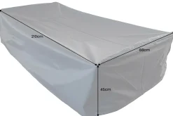 Wetterfeste Schutzhaube PRESTIGE PROTECT 210cm anthrazit Sonnenliege Abdeckung