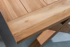 Wetterfester Gartentisch EMPIRE TEAK 180cm Teak Massivholz Outdoor Esstisch
