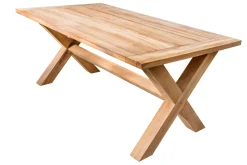 Wetterfester Gartentisch EMPIRE TEAK 180cm Teak Massivholz Outdoor Esstisch