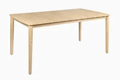 Wetterfester Gartentisch KOPENHAGEN 160cm natur Akazie Massivholz Bootsform Outdoor
