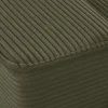 XXL Wohnlandschaft LODGE 315cm grün Cord Sofa mit Schlaffunktion und Stauraum