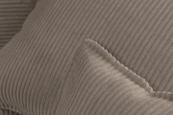 XXL Wohnlandschaft LODGE 315cm greige Cord Sofa mit Schlaffunktion und Stauraum