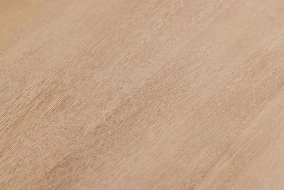 Massives TV-Board ART DECO 200cm weiß gekälkt Mangoholz 3D-Front handmade Lowboard