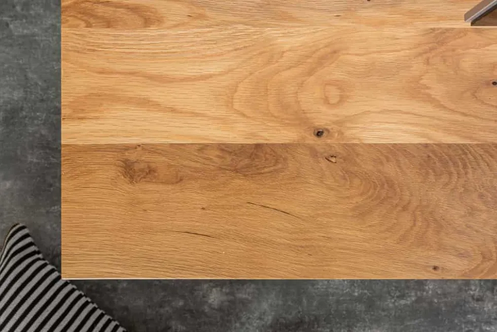 Massives TV-Board LIVING EDGE 160cm Wildeiche geölt Baumkanten Lowboard